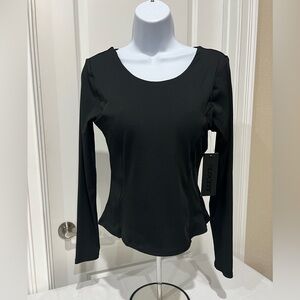 NWT Womens Velocity Activewear Black
Ribbed Long Sleeve top size Medium